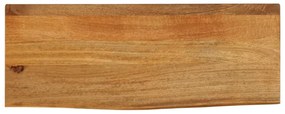 tömör mangófa természetes élű asztallap 70 x 20 x 2,5 cm