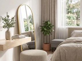 Ovális falitükör OLVANI 100x50 cm arany kerettel