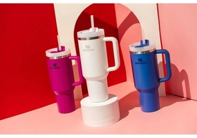 Fehér termosz 1,18 l Quencher H2.O FlowState Tumbler Frost – Stanley