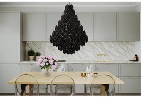 ByRydens 4200940-6513 - Csillár láncon MONARQUE GRANDE 11xE14/5W/230V fekete