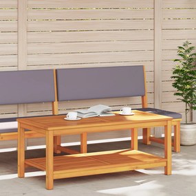 Dohányzóasztal 110x55x45 cm Tömör akácfából