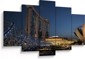 Modern metropolisz képe (150x105 cm)