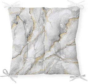 Marble Gray Gold székpárna, 40 x 40 cm - Minimalist Cushion Covers