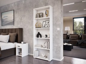 Linea Könyvespolc (Fehér) modern