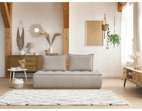 Bézs zsenília kanapé 175 cm Elisa – Bobochic Paris