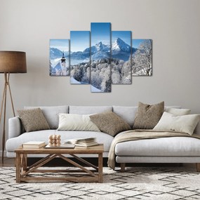 Kép - Egy pillantás a téli tájra (150x105 cm)