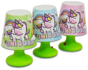 Gyermek éjszakai mini lámpa - Unicorn Kék: kek