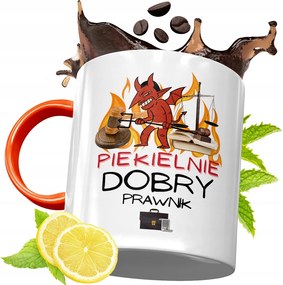 Narancssárga Bögre Ügyvédnek Ajándék fényképes nyomtatással