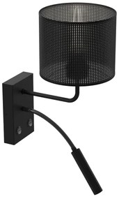 Fali lámpa LOFT SHADE 1xE27/60W+1xG9/8W/230V fekete