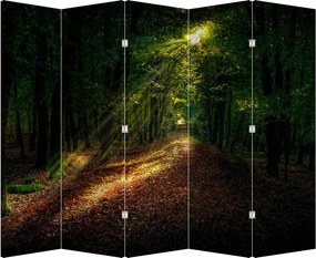 Paraván - Erdei út (210x170 cm)