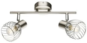 Globo 54809-2 - Spotlámpa TEXAS 2xE14/40W/230V matt króm
