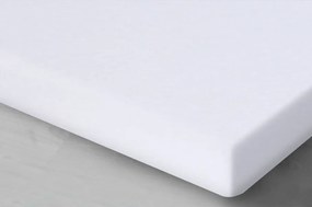 Szatén gumis lepedő 140x200 fehér