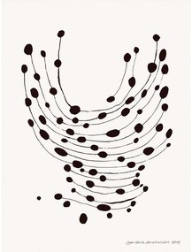 Poszter 30x40 cm Dancing Dots – Leise Dich Abrahamsen – The Poster Club