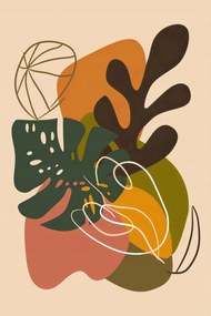 Poszter 20x30cm Erdei kompozíció