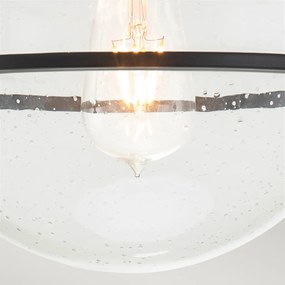 Quintiesse SOMERSET QN-SOMERSET-F-C-BK Plafonlámpa 1x60W/E27