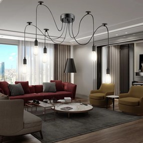 Függeszték Fekete MARACANA GLOBO-A110-5