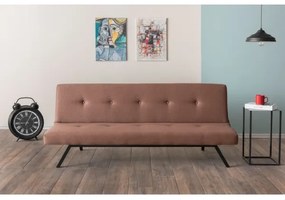 Kétszemélyes kanapé LOKO barna