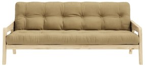 Grab barnásbézs kinyitható kanapé 204 cm - Karup Design