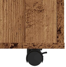 Oldalasztal Régi fa 70x35x55 cm műszaki fa