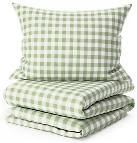 Krepp ágynemű kiságyhoz Renforcé GRENTIS zöld Ágyneműhuzat mérete: 45 x 65 cm | 90 x 140 cm