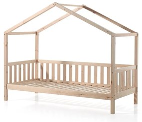 Dallas borovi fenyő házikó gyerekágy, 90 x 200 cm - Vipack