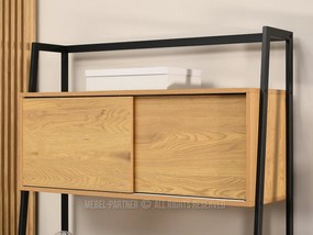 PC asztal Omega (tölgy + fekete). 1109807