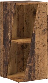vidaXL Oldalsó polc Öreg fa 33 x 32 x 70,5 cm Faanyag