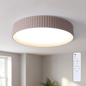 Brilagi - LUCIA LED dimmelhető mennyezeti lámpa LED/48W/230V Ø 41 cm taupe + távirányító