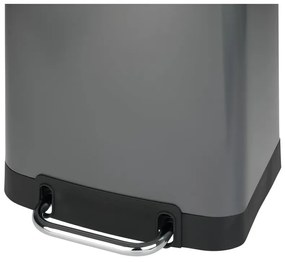 Pedálos rozsdamentes szemetes, 30 l - Wenko
