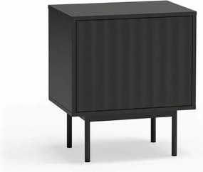 Fekete matt éjjeliszekrény Sierra – Teulat