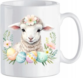 Húsvéti Bögre Kerámia Bárány Húsvéti tojás Dekoráció