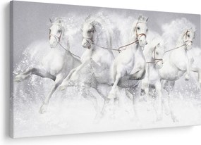 Kép - Versenylovak illusztrációja (90x60 cm)