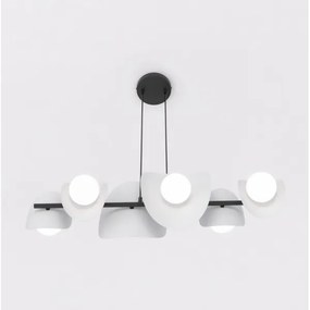 ELEMENTI kábelen függő csillár, 6xG9/8W/230V, szürke