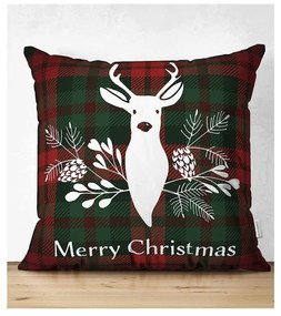 Tartan Christmas 4 db karácsonyi párnahuzat és asztali futó szett - Minimalist Cushion Covers