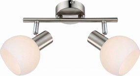 Candellux Mauro Mennyezeti lámpa távirányítóval Rgb Ezüst 2xE14 14W