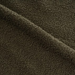 Sötétzöld szintetikus szőrme szőnyeg 60x90 cm Sherpa – Casa Selección