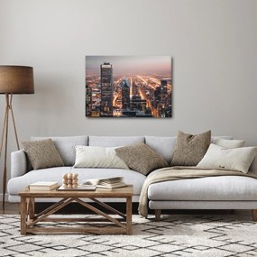 Fényes metropolisz képe (70x50 cm)