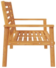 tömör akácfa kerti kanapé 120 cm