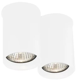 Shilo 7011 - Mennyezeti lámpa ARIDA 2xGU10/15W/230V 9 cm fehér