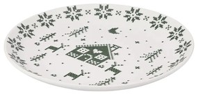 Altom Grenlandia porcelán desszert tányér 20 cm, zöld