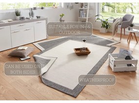 Panama szürke-krémszínű kültéri szőnyeg, 200 x 290 cm - NORTHRUGS