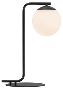 NORDLUX Grant asztali lámpa, fekete, E14, max. 40W, 14.5cm átmérő, 46635003