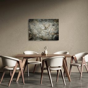 Kép - Az idő áramlása (üvegen) (70x50 cm)
