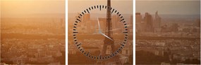 Kép - Eiffel-torony (órával) (90x30 cm)