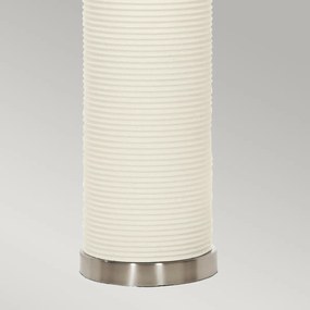 Elstead modern asztali lámpa ripple fehér ezüst elsripple-tl-wht-b