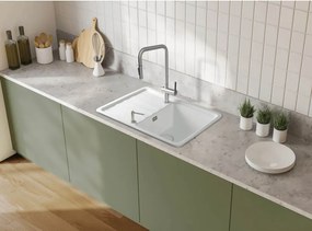 Momi kerámia mosogató_1 medence+csepegtető