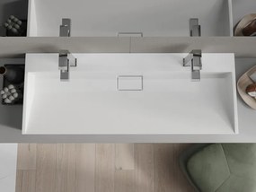 Mexen Ava pult feletti mosdó konglomerátumból 2/O 120 x 46 cm, fehér - 23011202