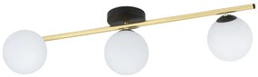 EMIBIG 1248-3 SPLENDI Glamour Mennyezeti Lámpa Fehér, Fekete, Arany E14 IP20