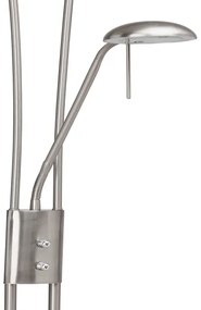 Brilliant - LED dimmelhető állólámpa FINN 2xLED/13W/230V matt króm