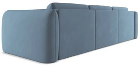 Világoskék sarokkanapé (bal oldali) Hoku – Makamii